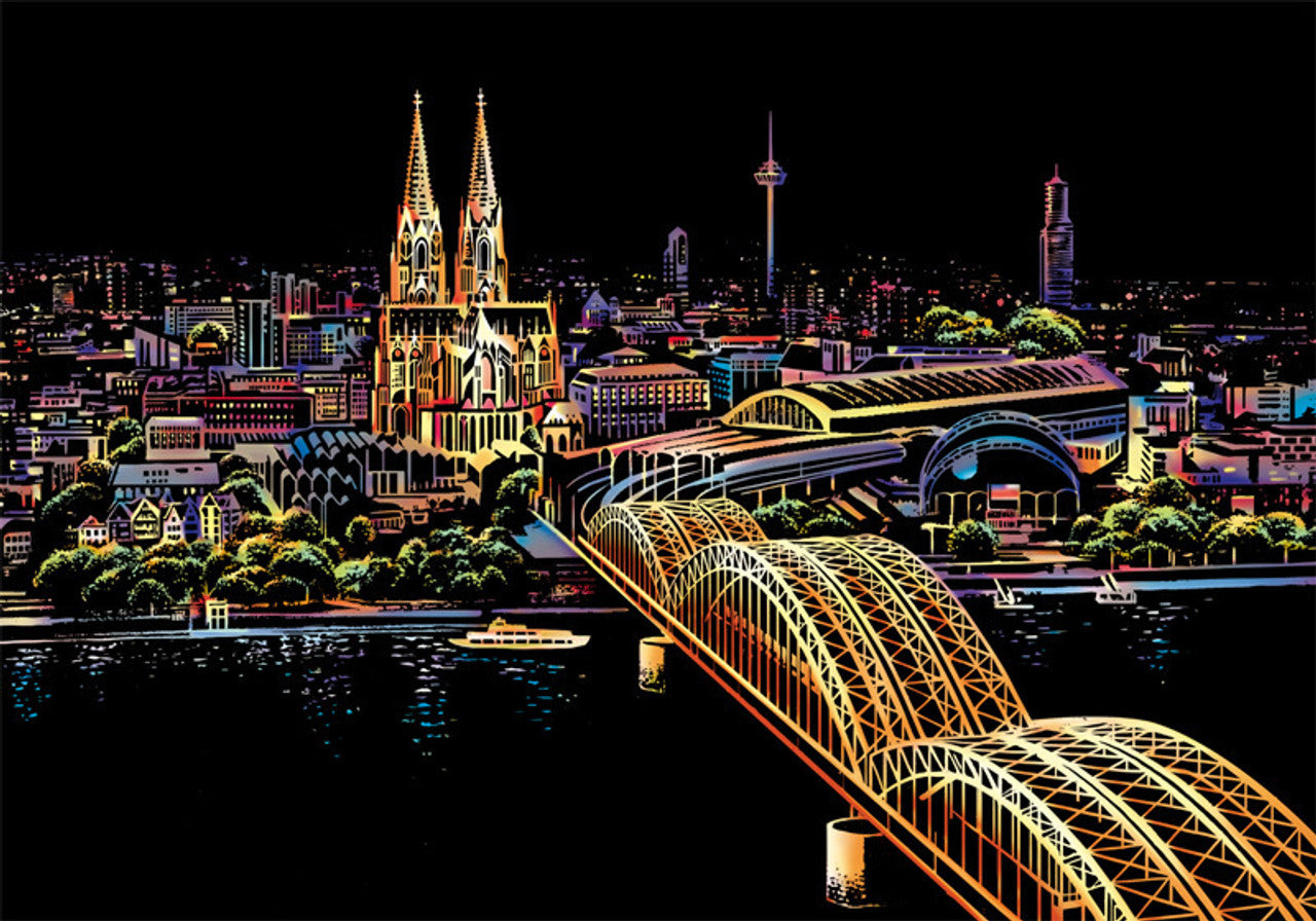 Cologne Cathedral – Scratch Art