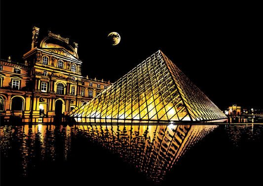 Louvre, France – Scratch Art