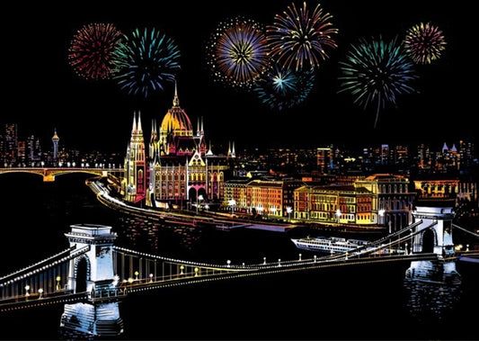Budapest, Hungary – Scratch Art